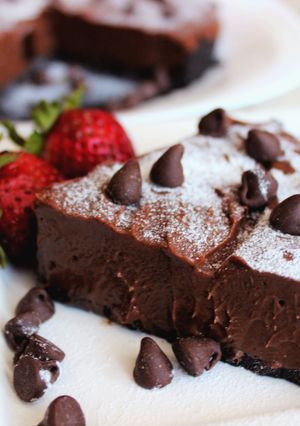 A picture of Oreo nutella peanut butter cheesecake..