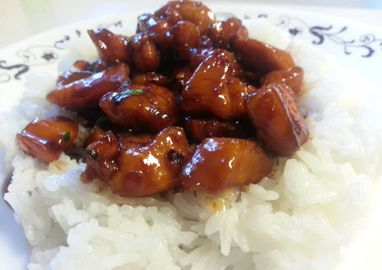 Recipe of Speedy Bourbon Chicken