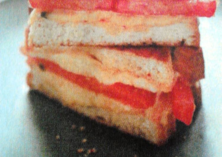 Recipe of Perfect Grilled Cheese & Tomato W/ Chipotle Mayo FC