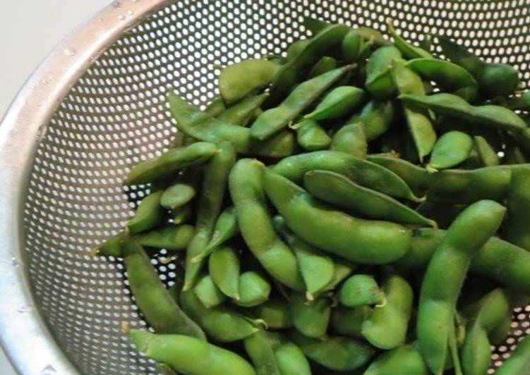 Recipe of Award-winning Just Steam! How to Boil Edamame