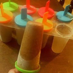 A picture of Sunshine's Cocoa and Banana Pops.