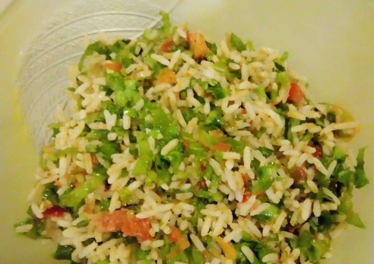 Stir fried salad rice