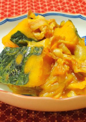 A picture of Rich & Sweet Stewed Kabocha.