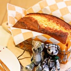 A picture of Easily Made with Pancake Mix! Cream Cheese Pound Cake.