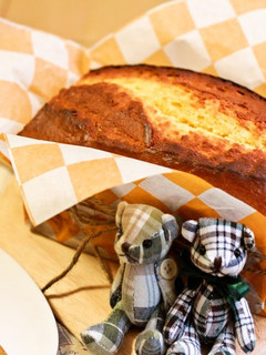 A picture of Easily Made with Pancake Mix! Cream Cheese Pound Cake.