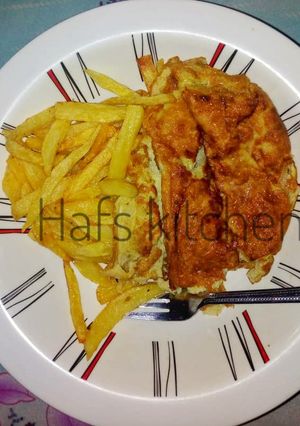 A picture of Fried Irish and egg.