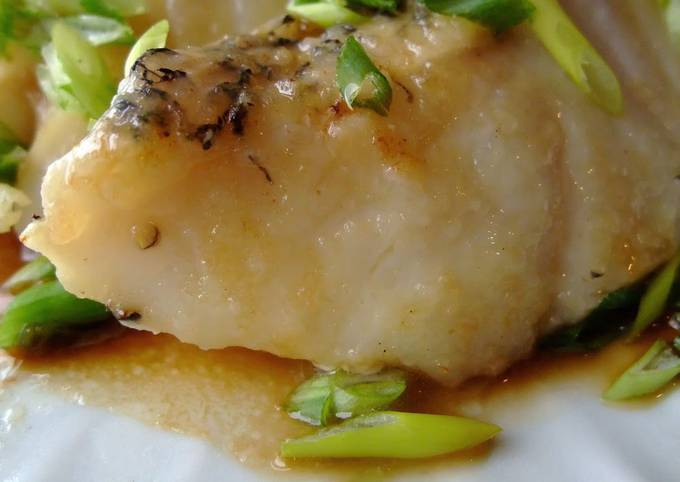 Recipe of Perfect Sautéed White Fish in Ponzu