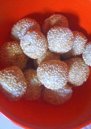 Foto resep Onde-onde isi kacang ijo simpel bikinya