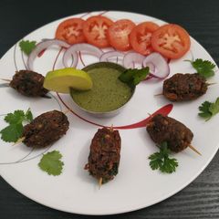 A picture of Soya chunks kebabs😍.