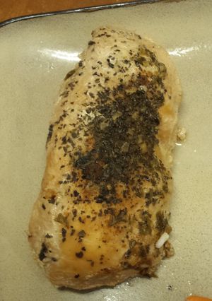 A picture of Easy Crock pot beer chicken.