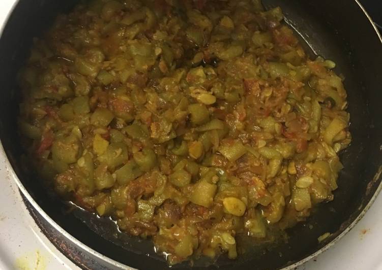 Turai ki sabzi - serves 2