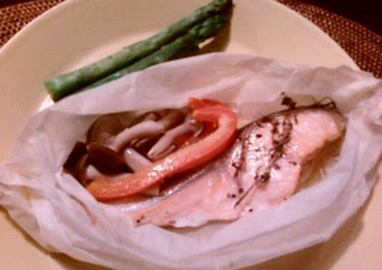 Recipe of Any-night-of-the-week Italian Style Parchment-Wrapped Salmon