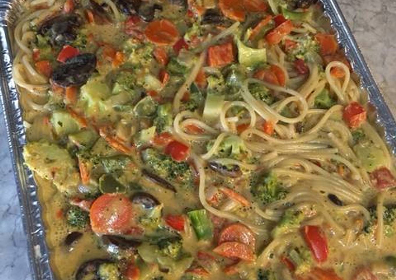 Cheesy Veggie Pasta