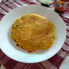 A picture of Sooji chilla.