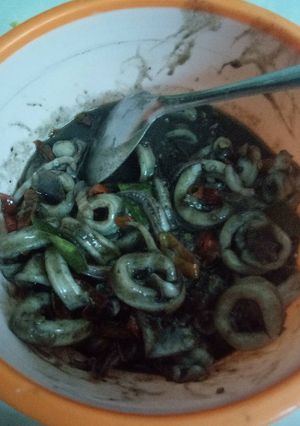 Foto resep Cumi tumis hitam