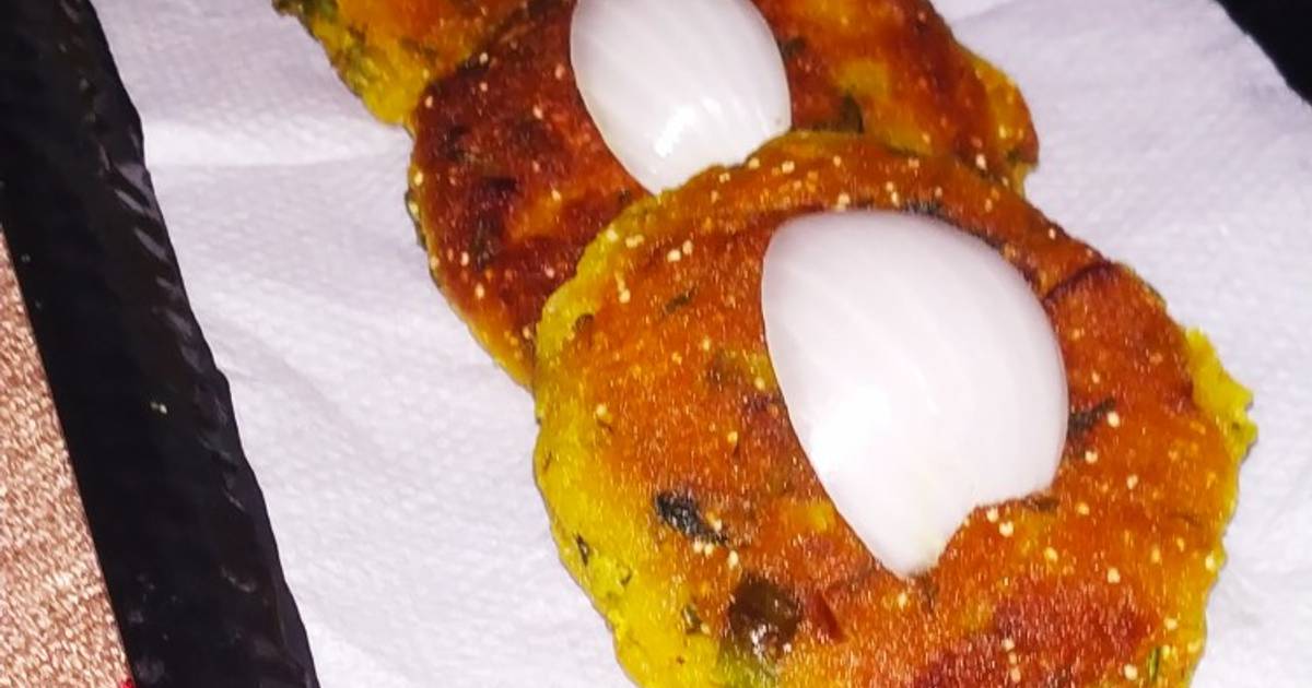 Roasted potato Tikki Recipe by Bibhasini Patra - Cookpad