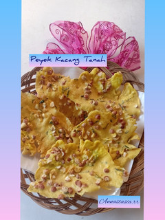 Foto resep Peyek kacang tanah renyah & gurih
