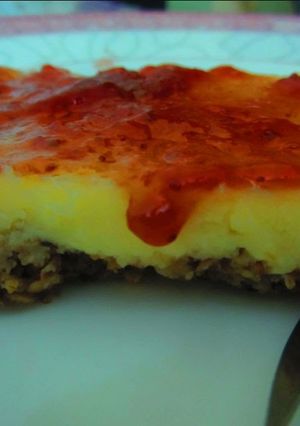 A picture of No-cheese cheesecake!.