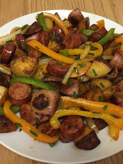 A picture of Southwest Sausage Skillet.