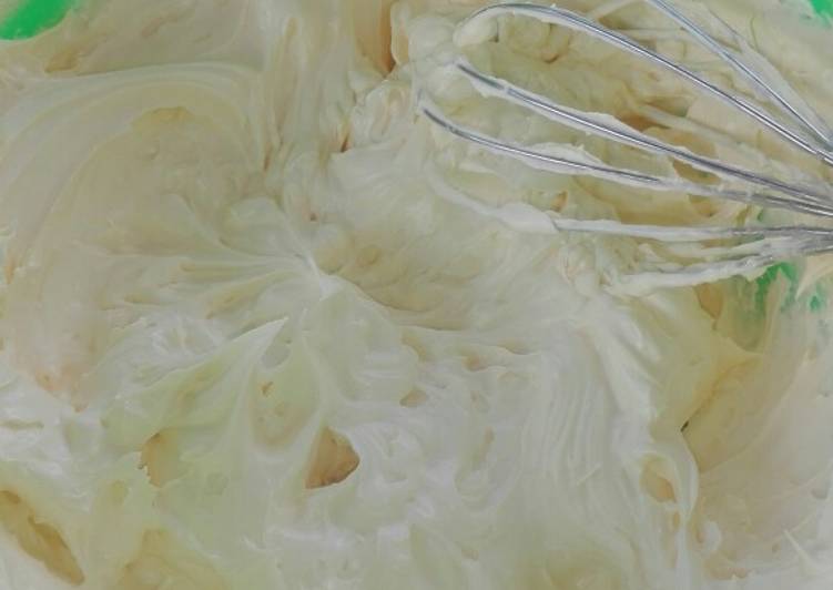 Langkah Mudah untuk Menyiapkan Butter Cream Homemade No Mixer yang Menggugah Selera