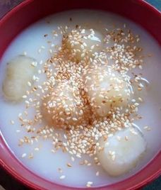 chè khoai dẻo cốt dừa