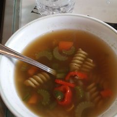 A picture of Vegetable Noodle Soup....