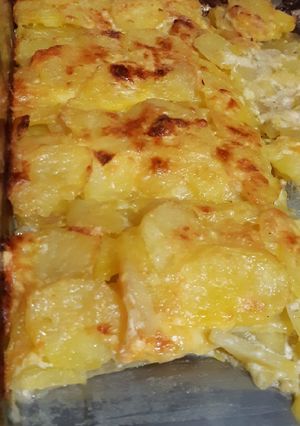 Una foto de Papas gratinadas 🤤