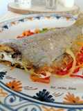 Gallo en papillote al microondas