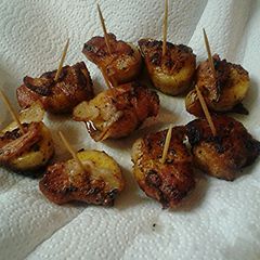 A picture of Banana bacon.