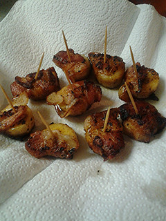 A picture of Banana bacon.