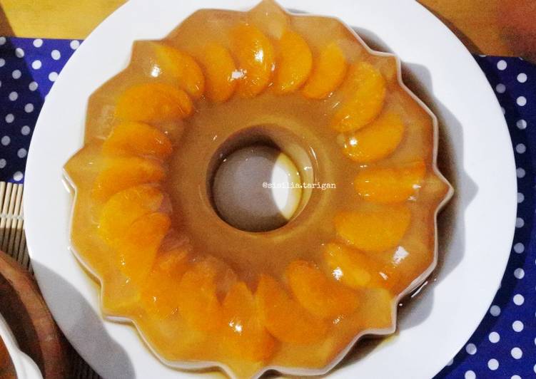 Orange Caramel Coffer Puding