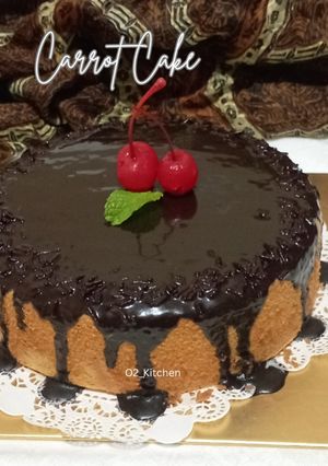 Foto resep Carrot Cake with Ganache