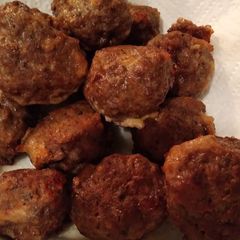 A picture of A-1 Sauce Italian Meatballs.