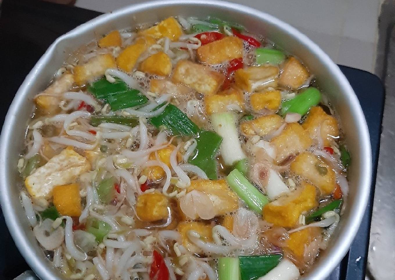 Sayur toge tahu