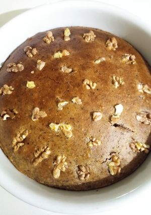Une photo de Gâteau moelleux aux noix