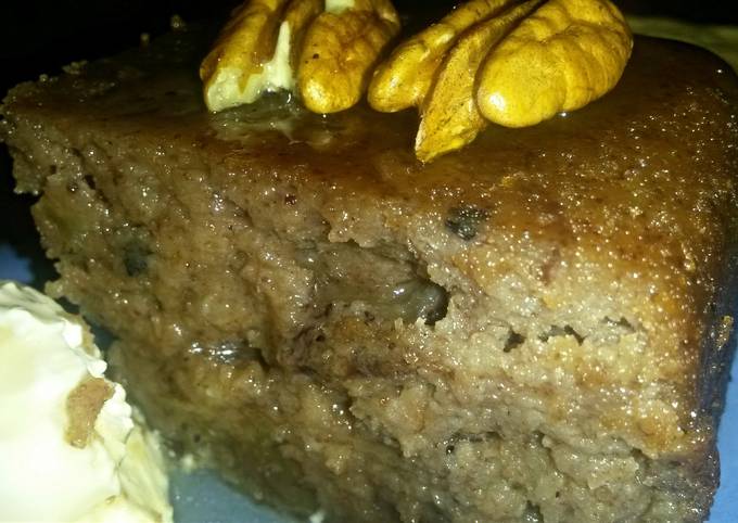 Recipe of Homemade Sig&#39;s Pecan &amp; Cognac Cake-Pudding