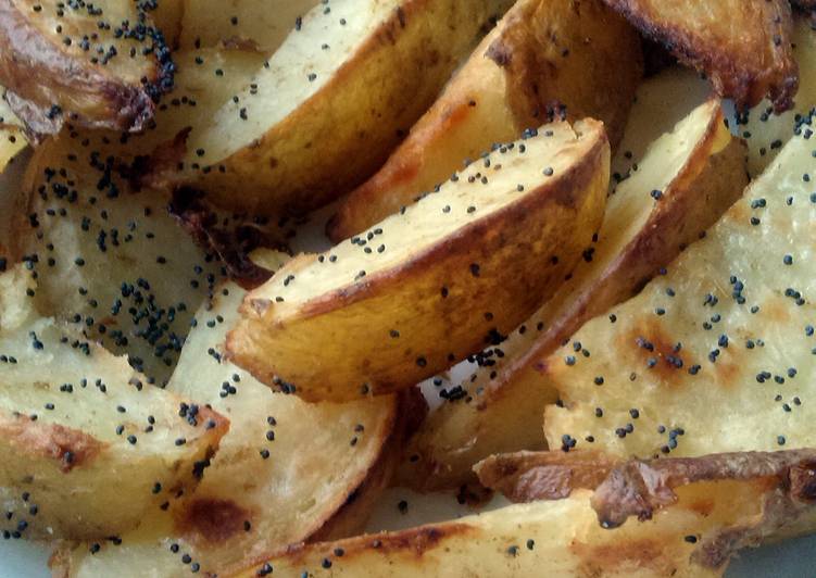 How to Make Homemade Vickys Cumin and Poppy Seed Potato Wedges, GF DF EF SF NF