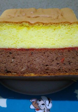 Foto resep Bolu Mandarin KW alias Bolu Lapis Selai
