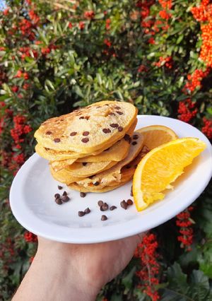 Una foto de Pancakes de naranja