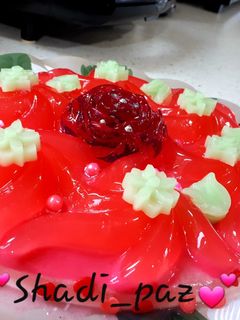 عکسی از دستور ژله بستنی😍