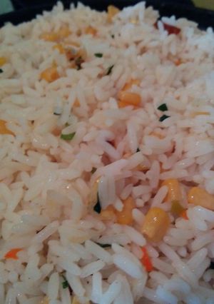 A picture of Corn fried rice.