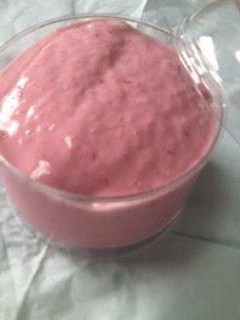 A picture of Frozen Raspberry and Banana Smoothie.