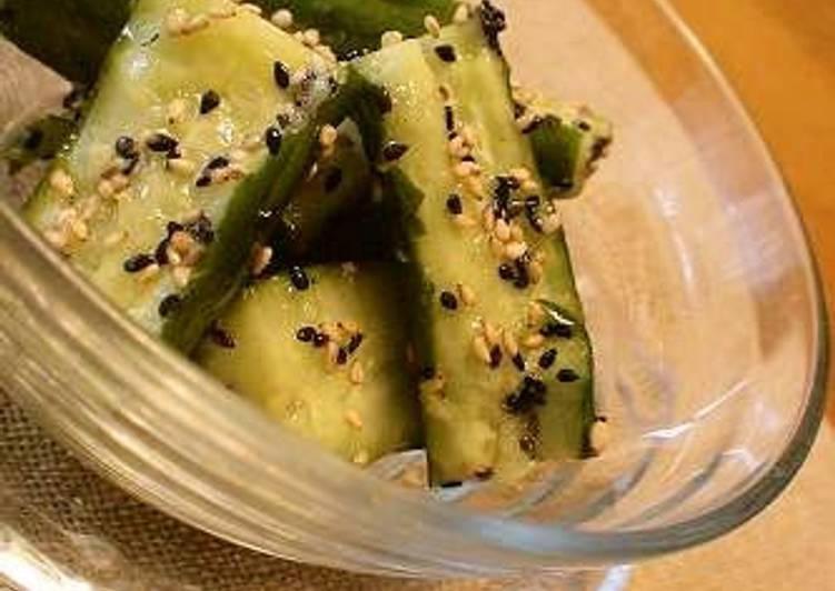 Recipe of Any-night-of-the-week Cucumber Namul (Korean-style Salad)