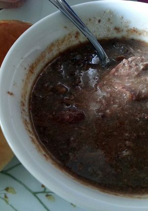 A picture of Beer based stew.