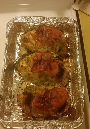 A picture of Delicious Stuffed Chicken.