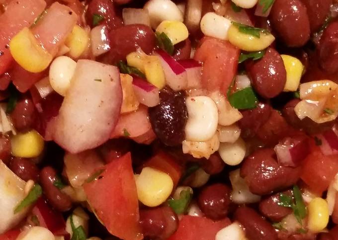 Steps to Prepare Favorite Becky's Corn & Black bean Salad