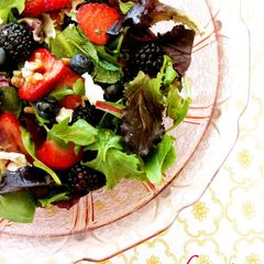 A picture of Nuts and Fresh Berries Balsamic Salad.