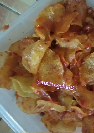 Foto resep Kripik Balado kentang