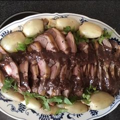 California Farm Wedding Leg of Lamb A picture of California Farm Wedding Leg of Lamb.