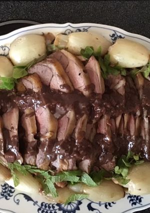 A picture of California Farm Wedding Leg of Lamb.